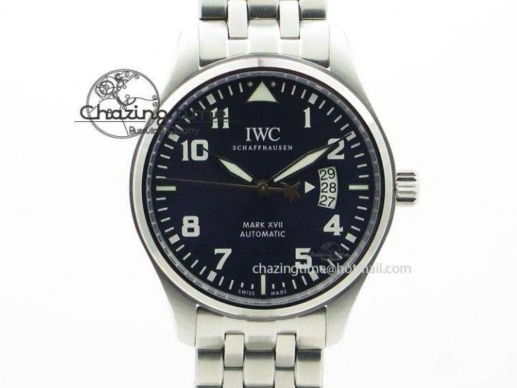 MIROTIME 0518 Supportive Portofino Automatic SS AF 1:1 Best Edition White Dial on Black Croco Leather Strap A 7184